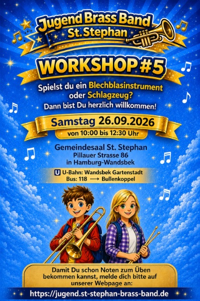 Jugend Brass Band Workshop Hamburg Musiker:innen